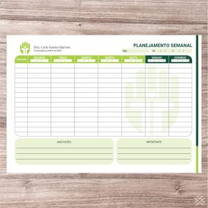 Planner Fisioterapeuta 0918