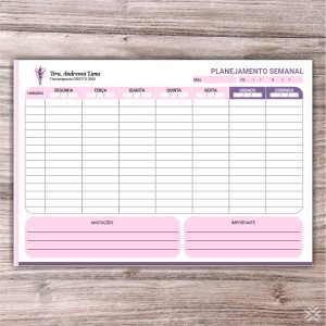 Planner Fisioterapeuta 0925
