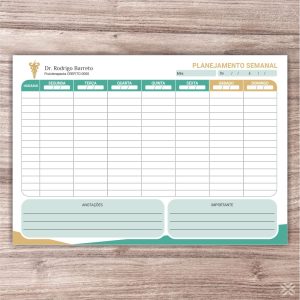 Planner Fisioterapeuta 0927