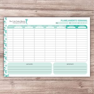 Planner Fisioterapeuta 0946