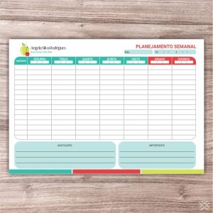 Planner Nutricionista 2401