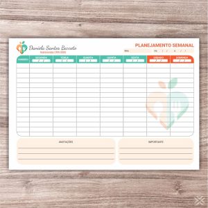 Planner Nutricionista 24109