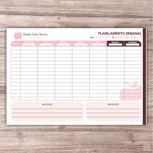 Planner Nutricionista 2428