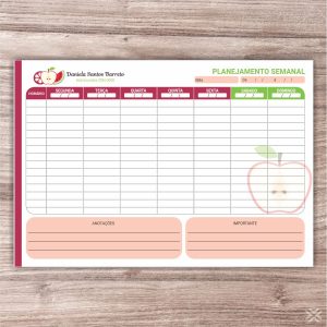Planner Nutricionista 2466