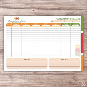 Planner Nutricionista 2475