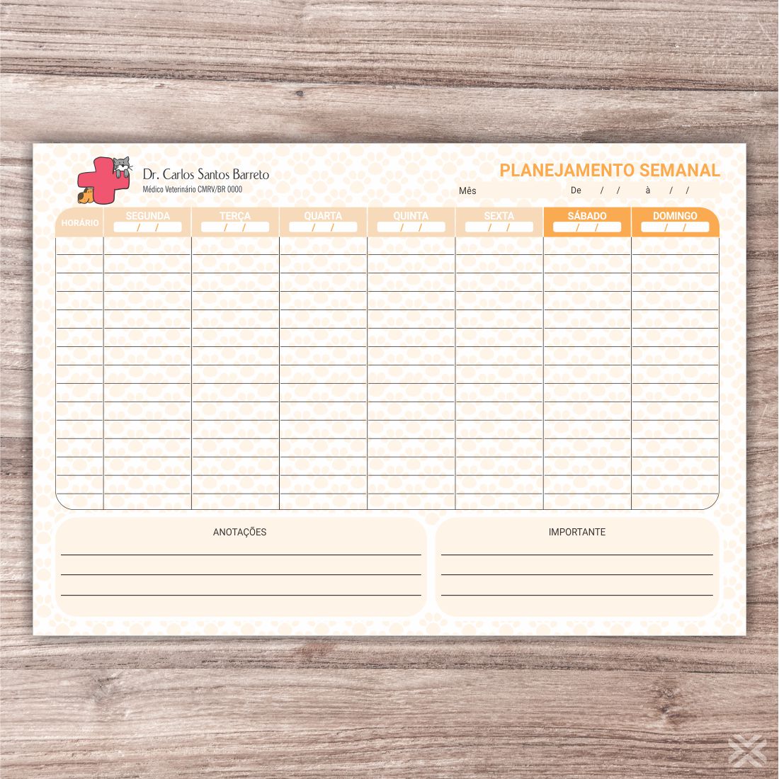 Planner Veterinário 3024