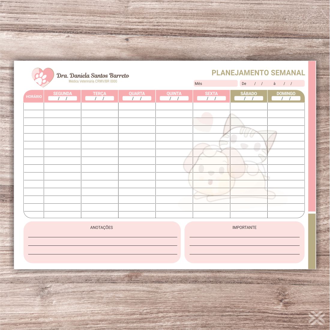 Planner Veterinário 3086