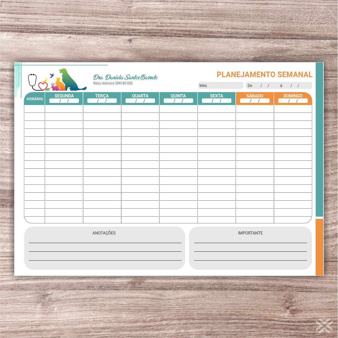 Planner Veterinário 3098