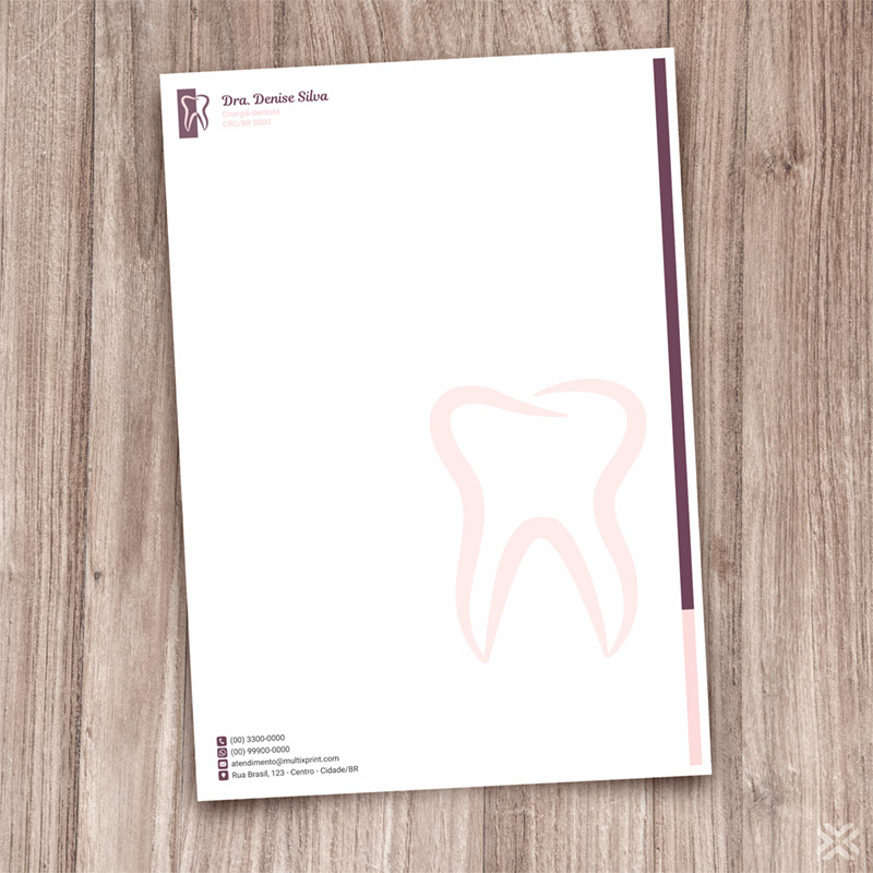 Timbrado A4 Dentista 0608