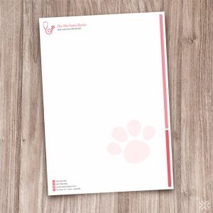 Timbrado A4 Veterinário 3025