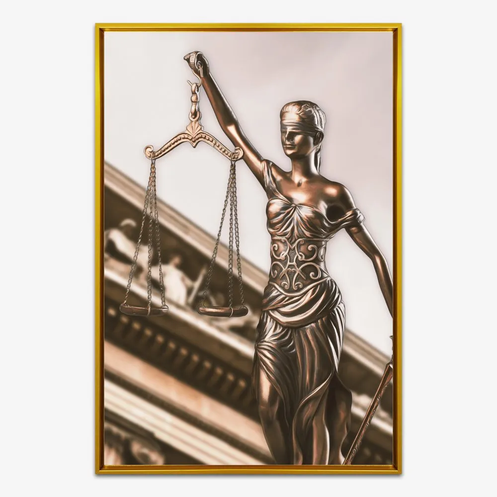 Quadro Advocacia Estátua Direito - Imagem 7