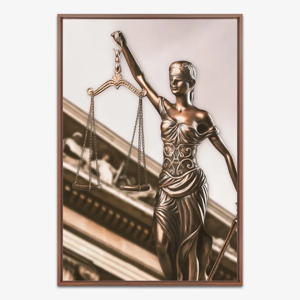 Quadro Advocacia Estátua Direito - Imagem 5