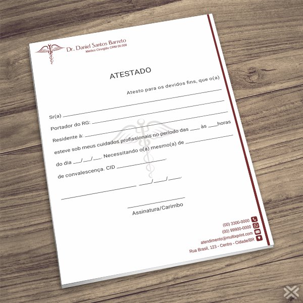 Atestado Médico 2321