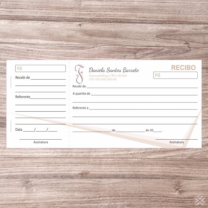 Recibo Fonoaudiólogo 6818 - Imagem 2