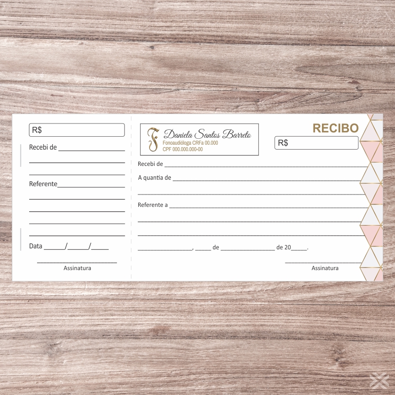 Recibo Fonoaudiólogo 6819 - Imagem 2
