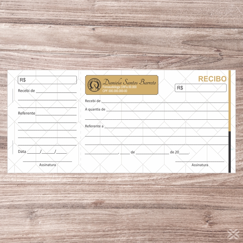 Recibo Fonoaudiólogo 6823 - Imagem 2
