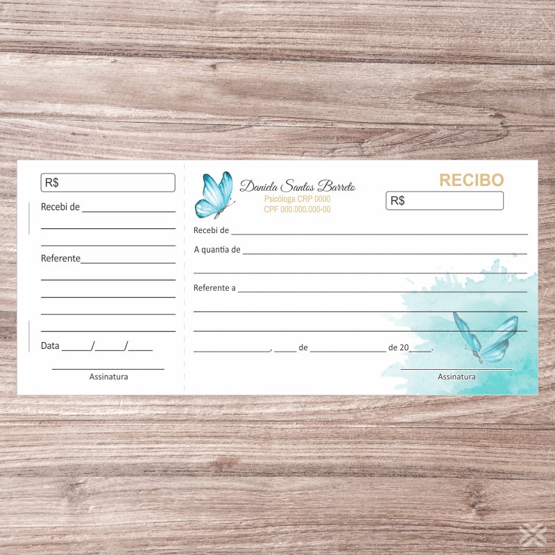 Recibo Psicólogo 2734 - Imagem 2