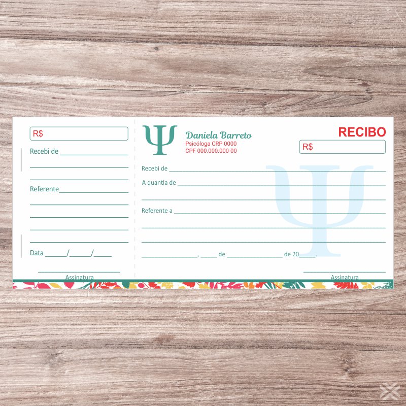 Recibo Psicólogo 2767 - Imagem 2
