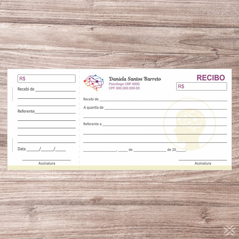 Recibo Psicólogo 2774 - Imagem 2