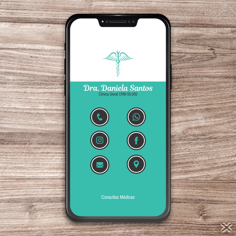 Cartão Digital Médico 2343