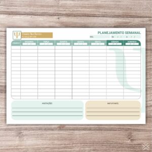 Planner Psicólogo 2704