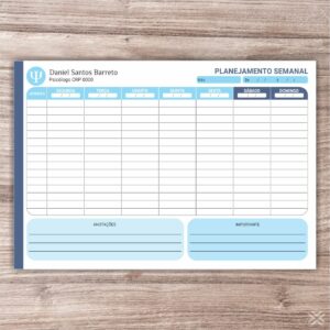 Planner Psicólogo 2716