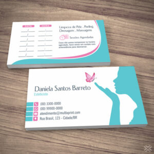 Cartão Agendamento Esteticista 0811