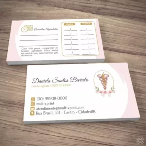 Cartão Agendamento Fisioterapeuta 09118