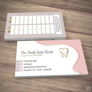Cartão Agendamento Dentista 0685