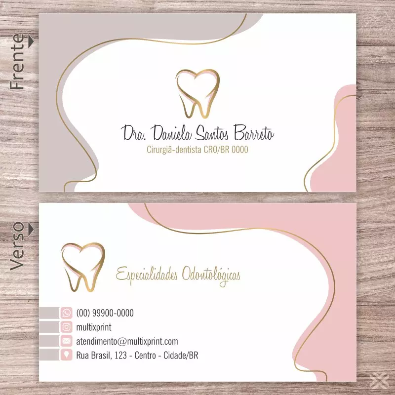 Cartão de Visita Dentista 0685 - Imagem 2