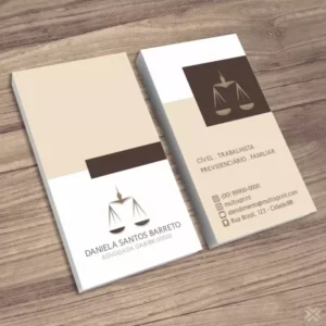 Cartão de Visita Advogado 0177