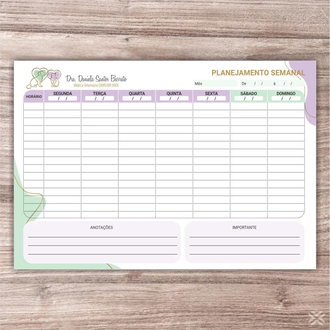 Planner Veterinário 30138