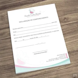 Declaração de Comparecimento Nutricionista 24114