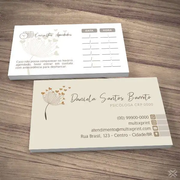 Cartão Agendamento Psicólogo 27146