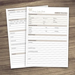 Ficha Anamnese Psicólogo 27146
