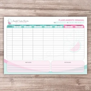 Planner Nutricionista 24114