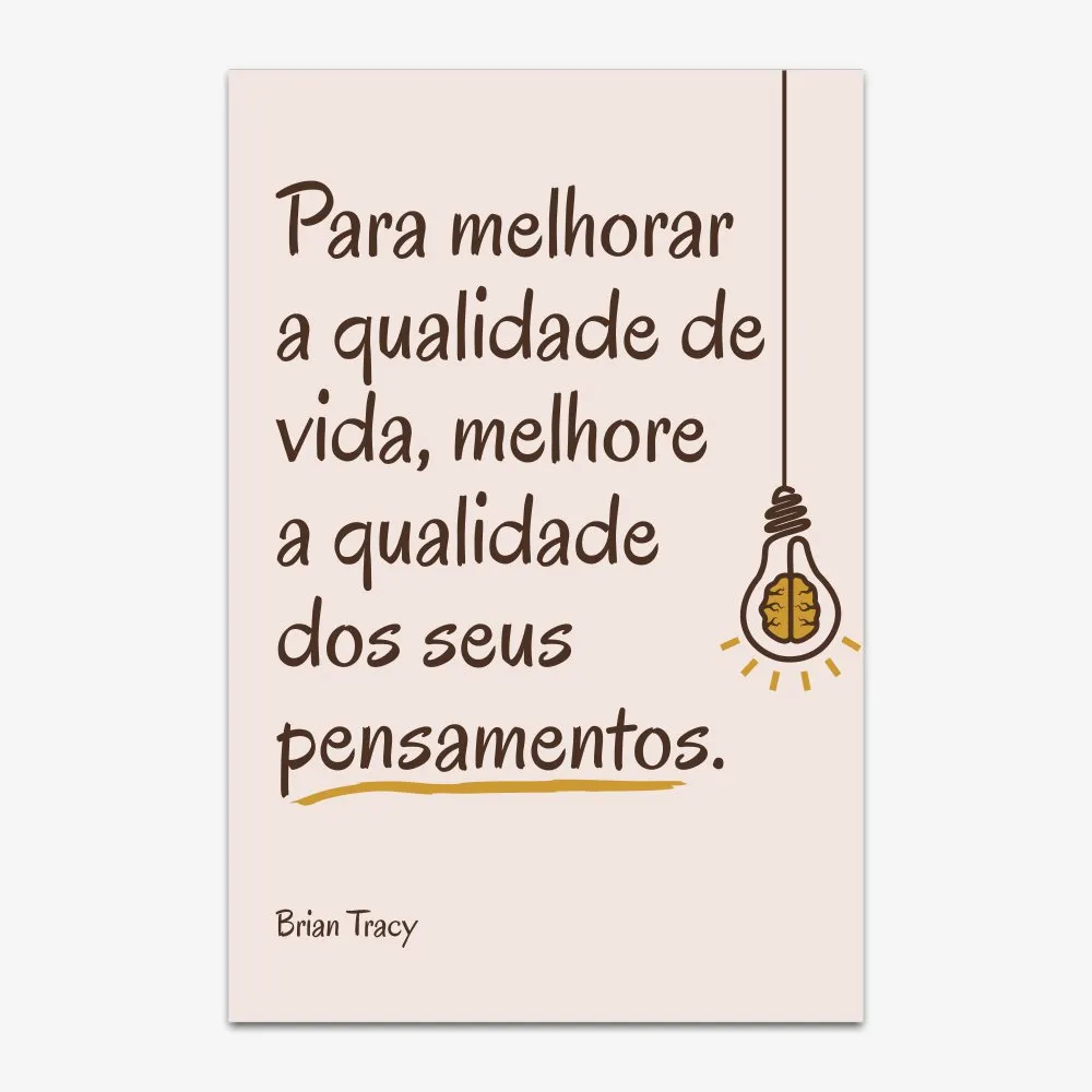 Quadro Psicologia Pensamentos - Imagem 2