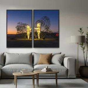 Quadro Love de Milov kit duas telas