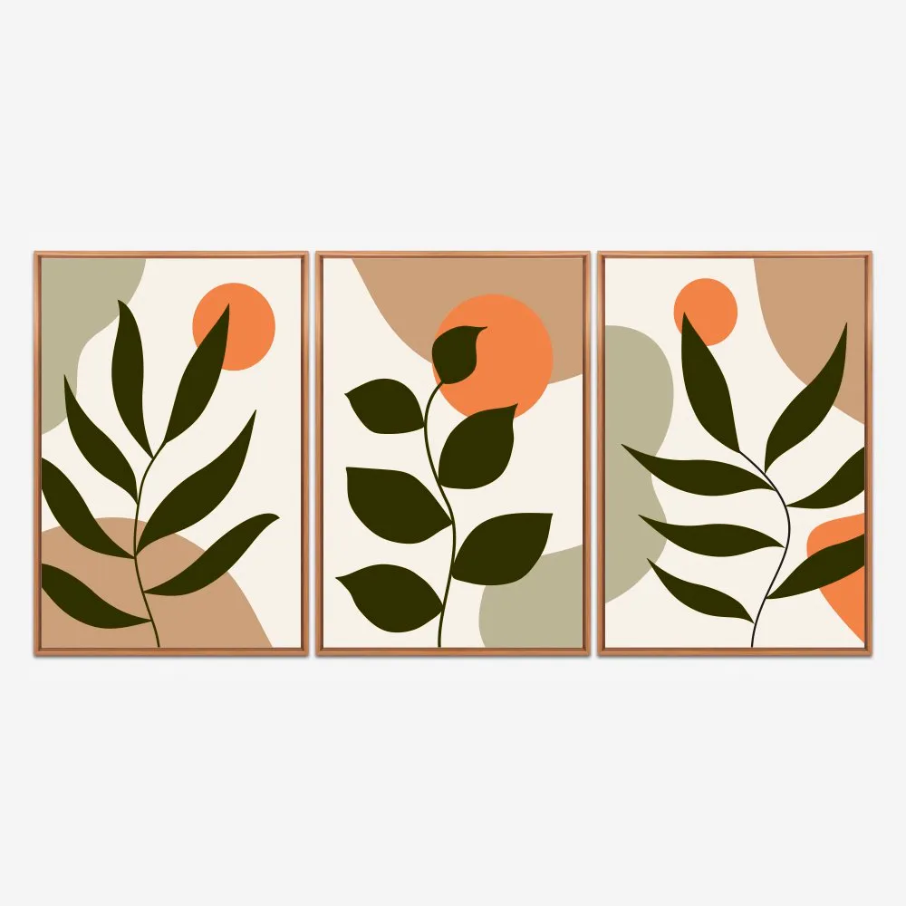 Quadro Orgânico Branches por Ale Gazola kit três telas - Imagem 6