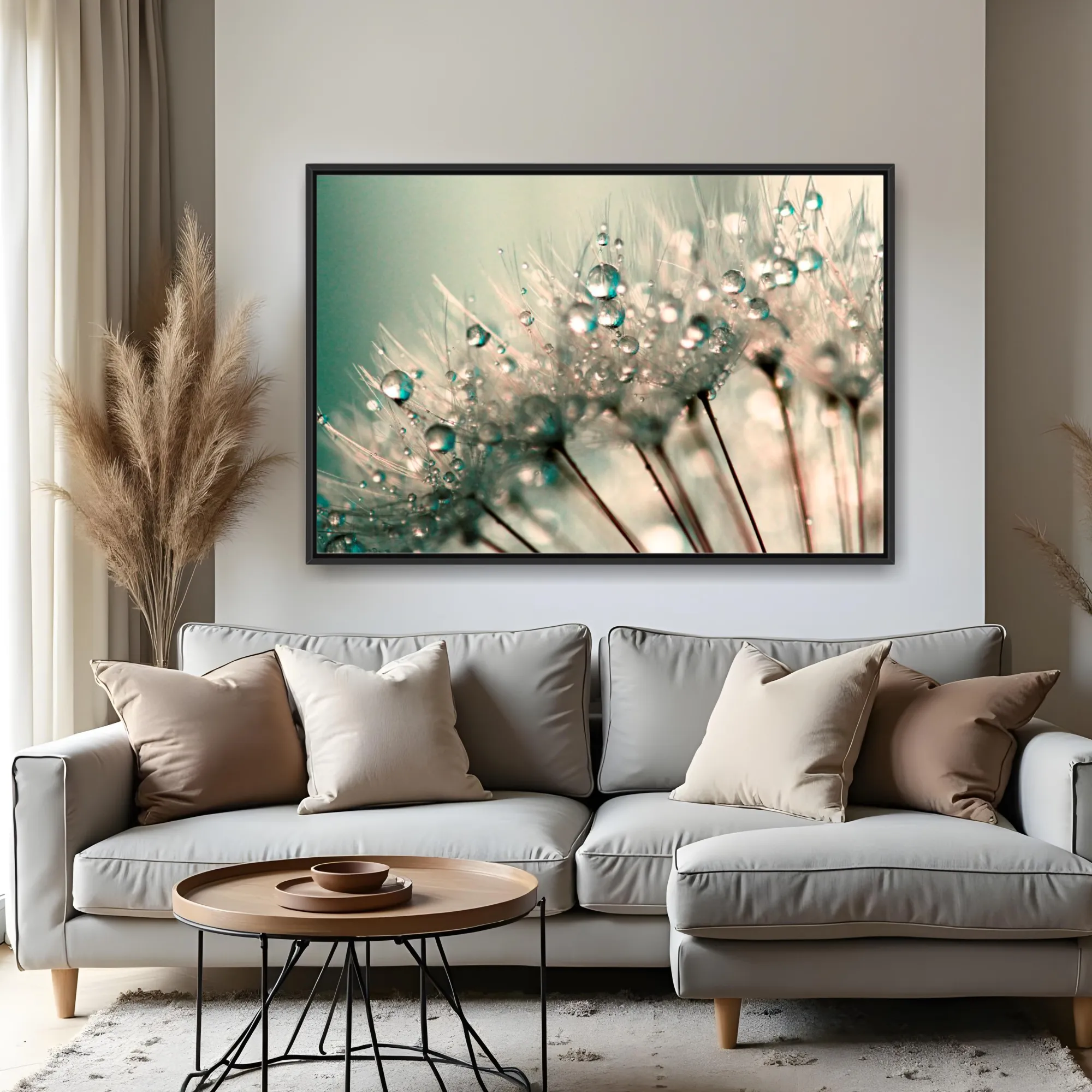 Quadro Dente de Leão Orvalho Verde
