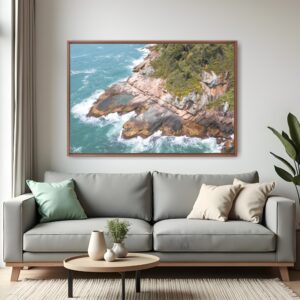 Quadro Piscina Natural Bombinhas por Ale Gazola