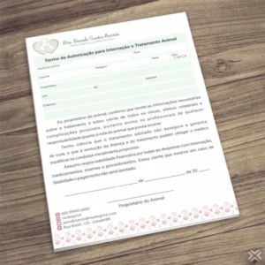 Termo Internação Veterinário 30143