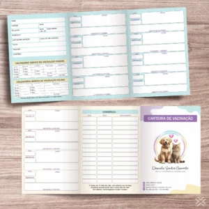 Carteira Vacinação 30x15cm 6 Páginas 30145