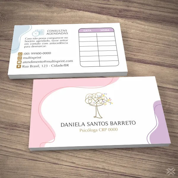Cartão Agendamento Psicólogo 27149