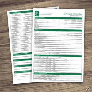 Ficha Anamnese Veterinária 3001