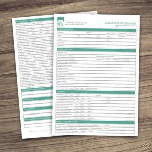 Ficha Anamnese Veterinária 3004