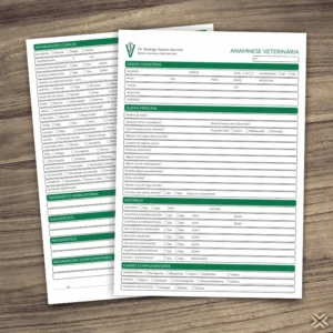Ficha Anamnese Veterinária 3011
