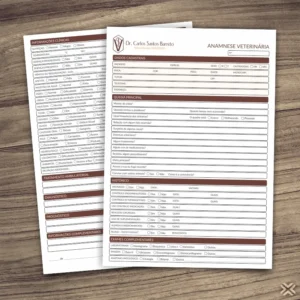 Ficha Anamnese Veterinária 30115