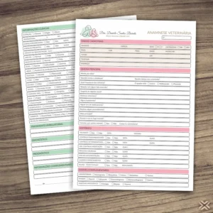 Ficha Anamnese Veterinária 30133