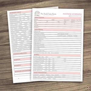 Ficha Anamnese Veterinária 30139